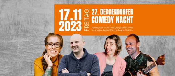 27. Deggendorfer Comedy Nacht - Bäcker Bachmeier